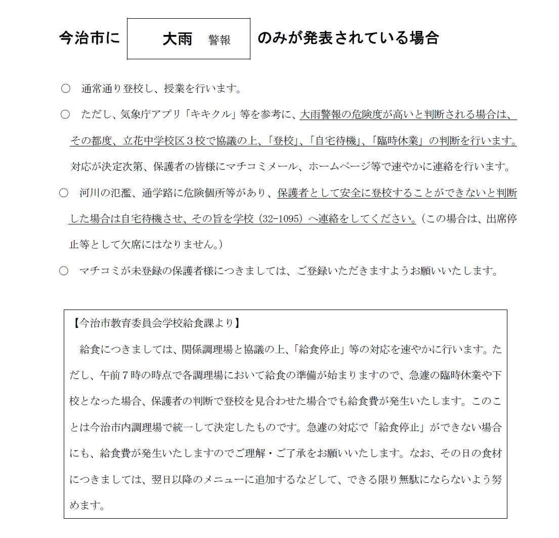 警報２
